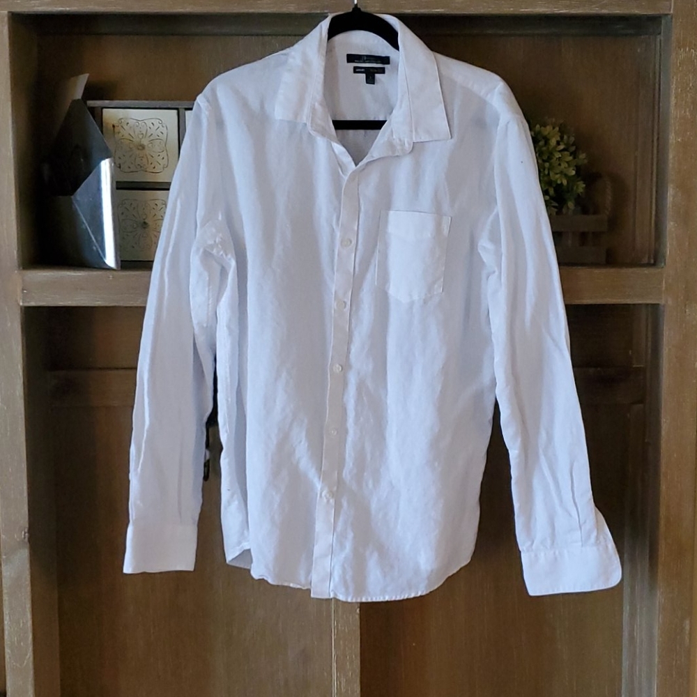 White Linen button down
